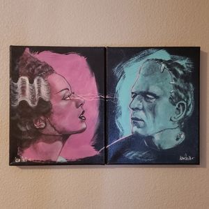 Frankenstein and Bride by Adam Padilla